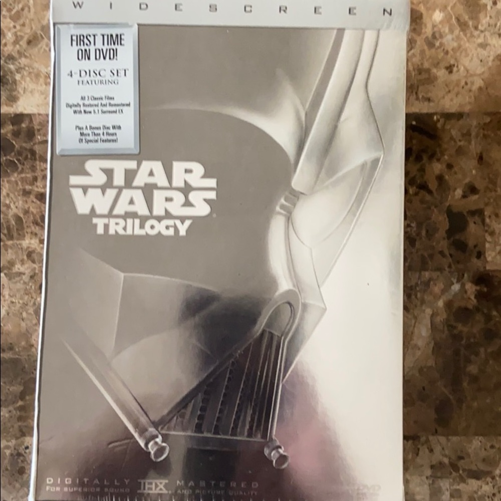 Star Wars trilogy 4 disc set.